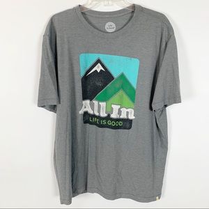 COPY - (3 for $25) Life is good Grey T-shirt